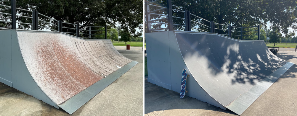 Kiwanis Skatepark receives facelift