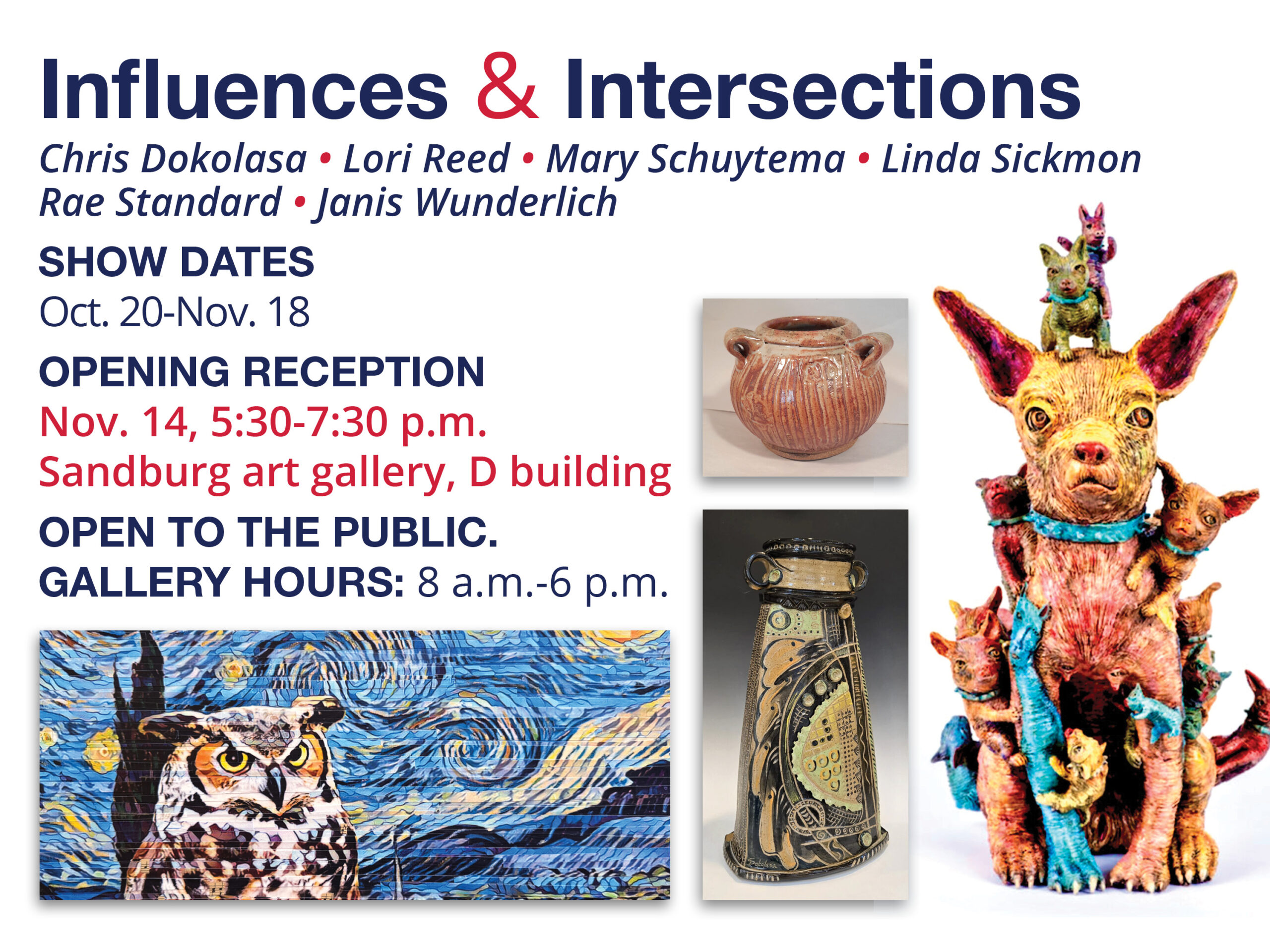 Sandburg show spotlights six local women artists