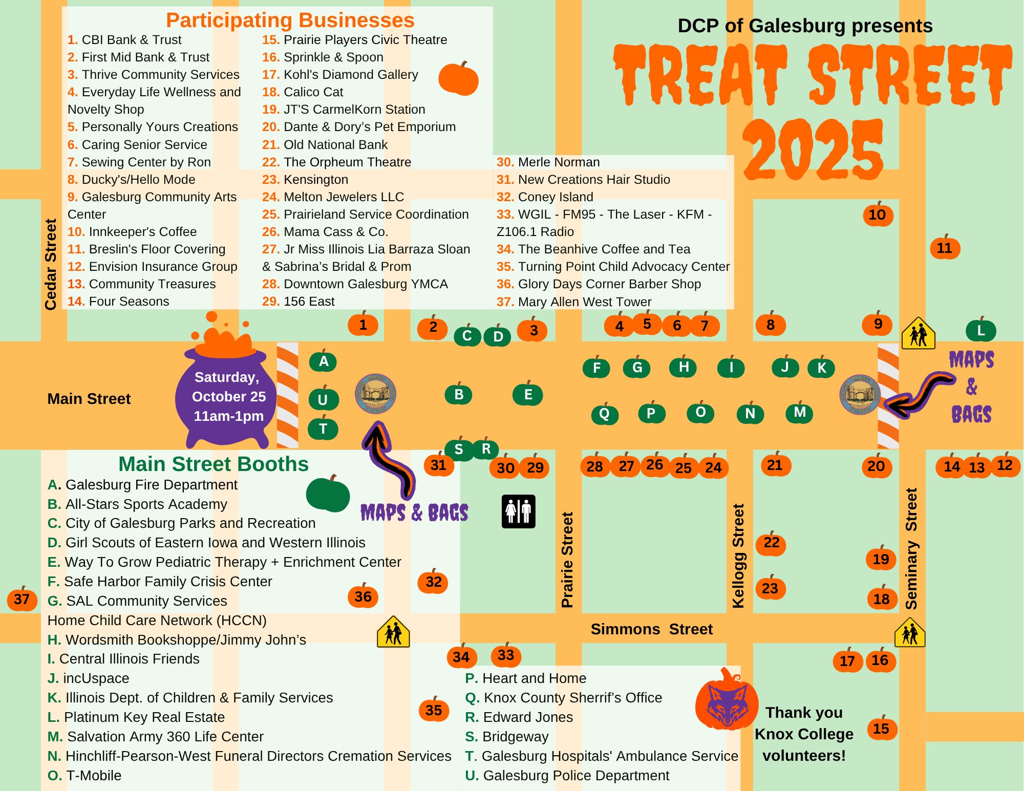 Families invited downtown Saturday for Treat Street fun