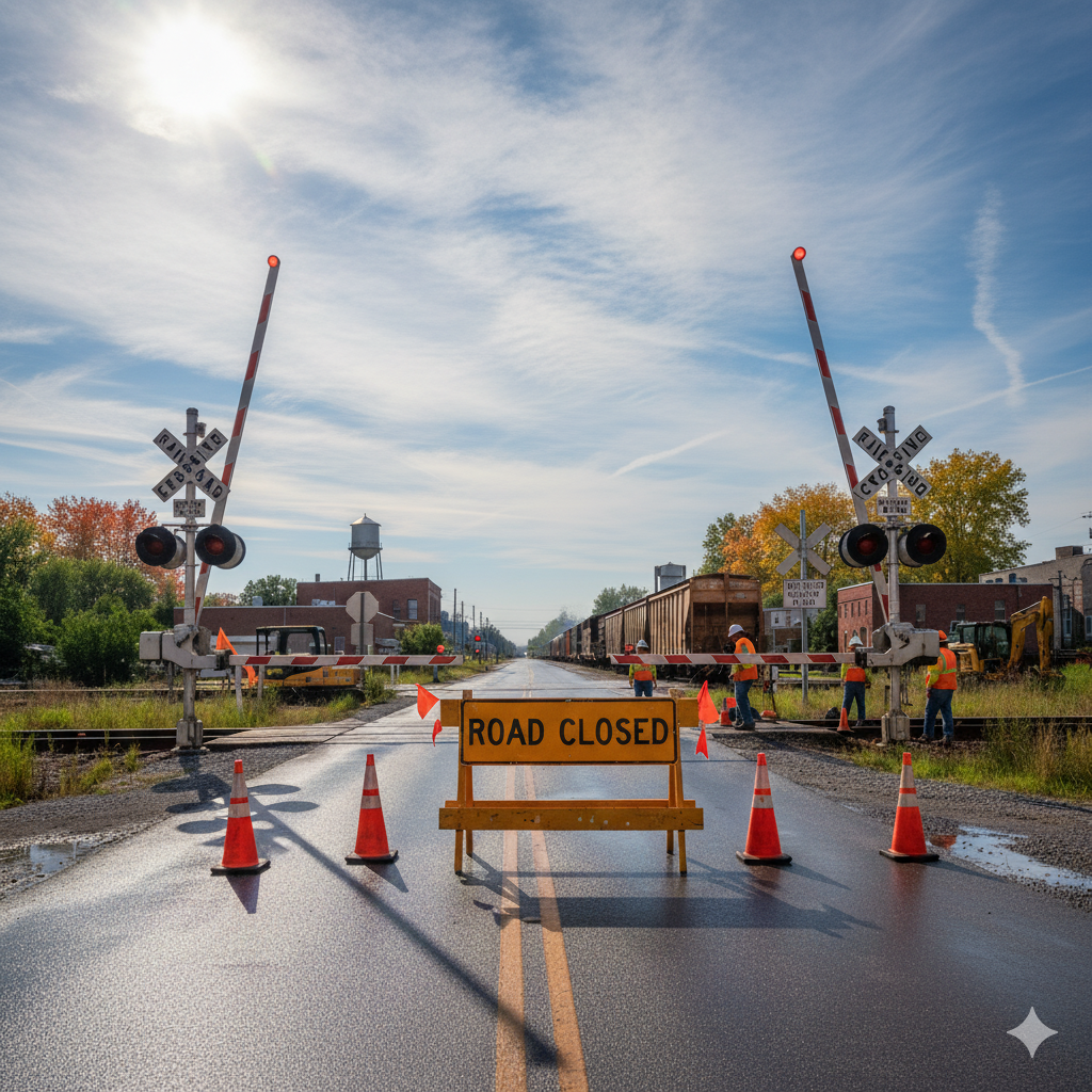 BNSF to close three Galesburg crossings next week for repairs