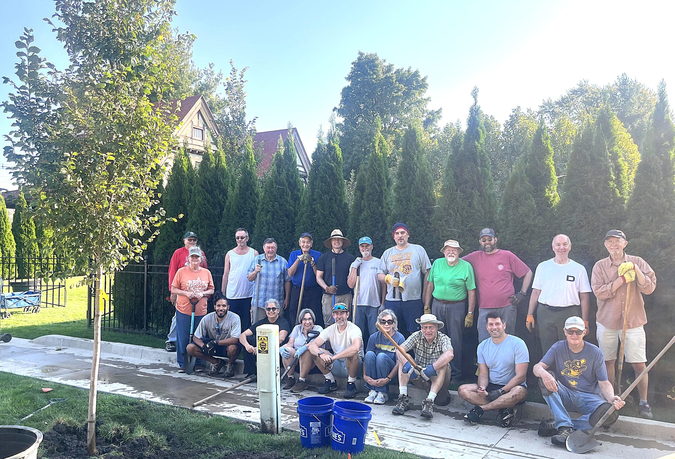 Tree planting effort adds 20 new trees; next event Oct. 11