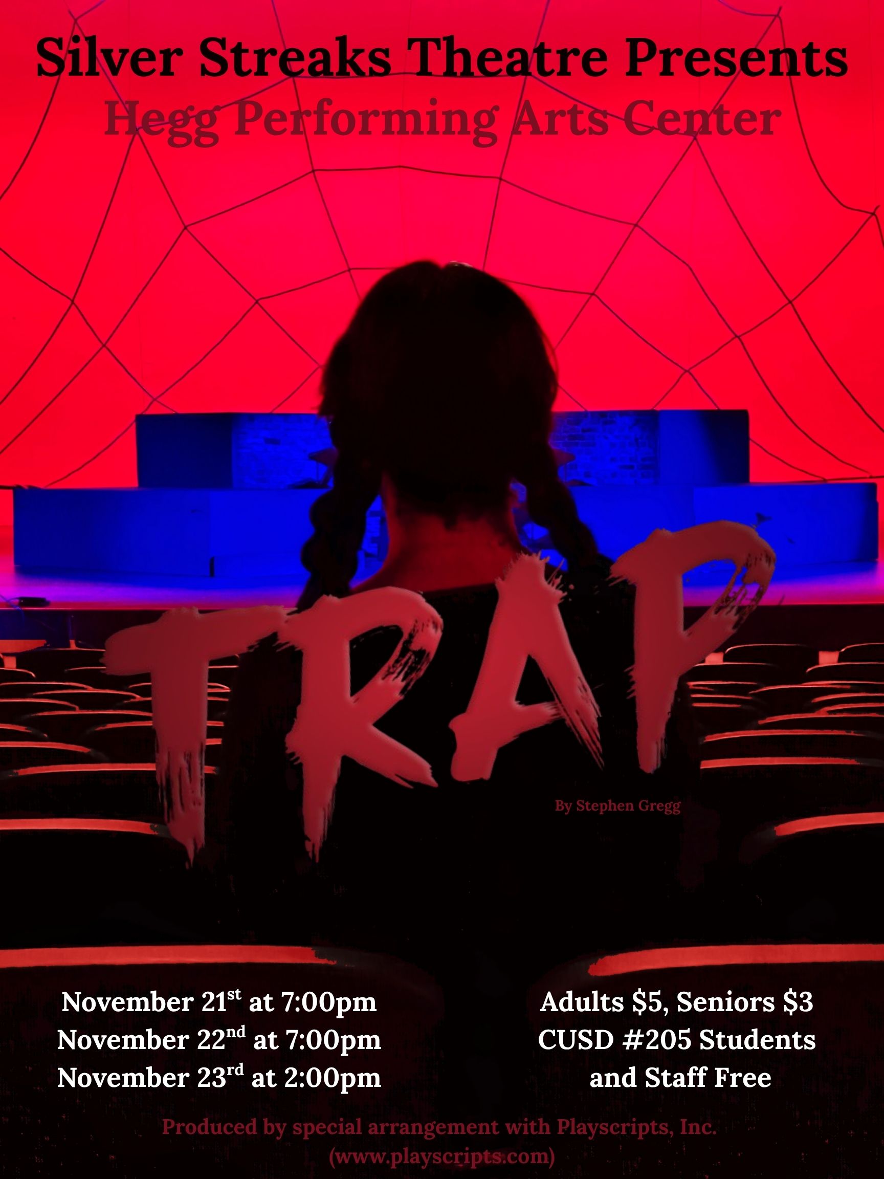 Galesburg High School to stage psychological thriller “Trap”