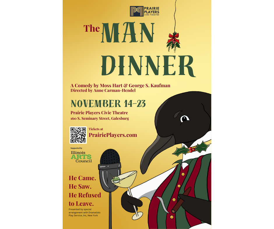 ‘The Man Who Came to Dinner’ opens Nov. 14 at Prairie Players