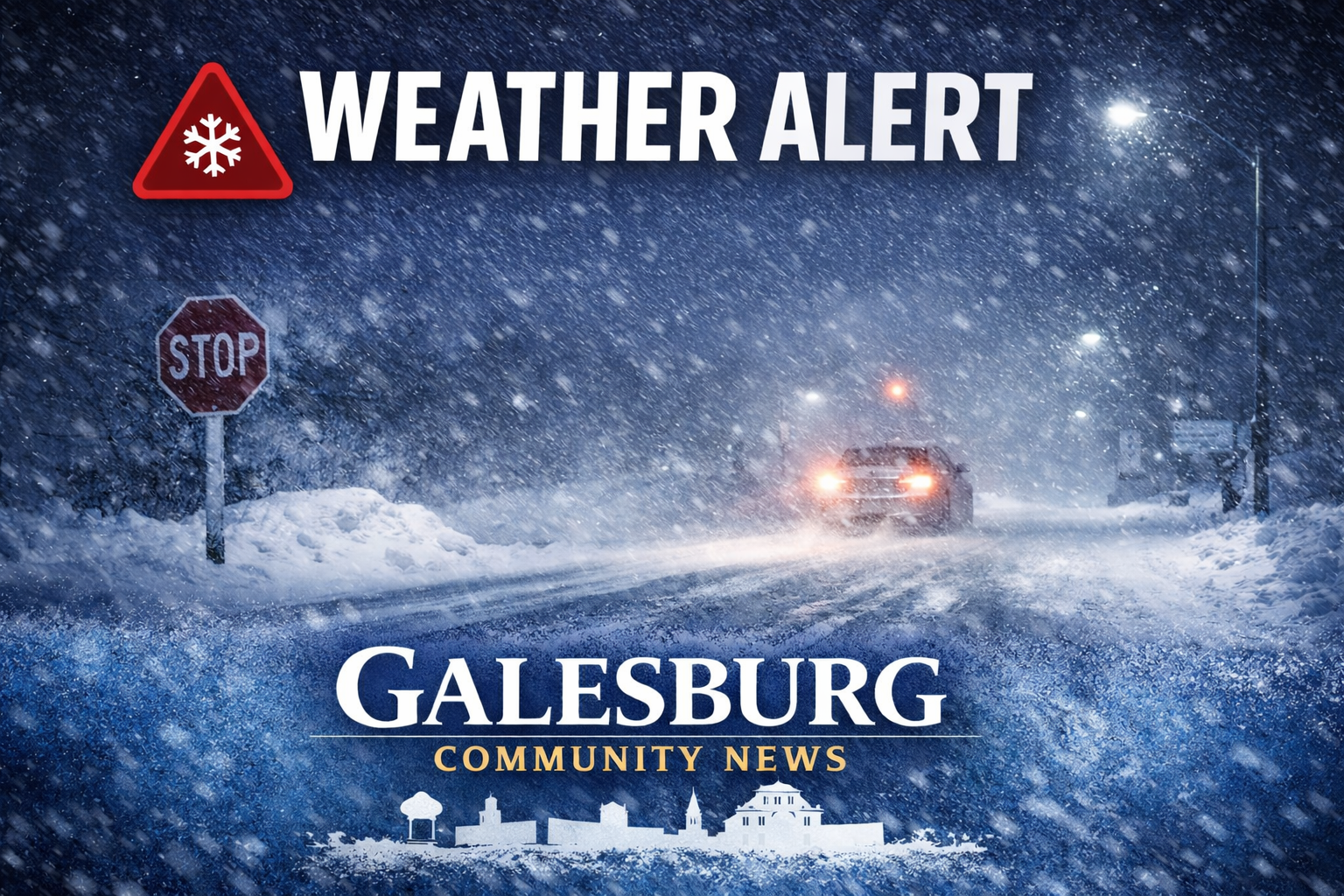 Hazardous weather advisory issued; warming centers open in Galesburg, Knox County